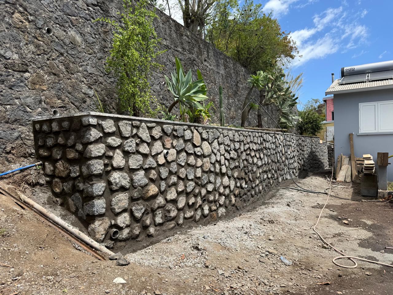 Mur moellons Laurent L